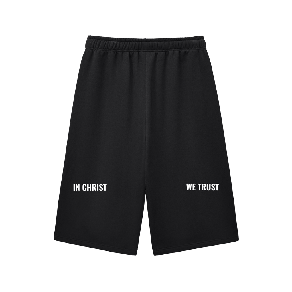 Relaxed Drawstring Three-quarter Sweatpants