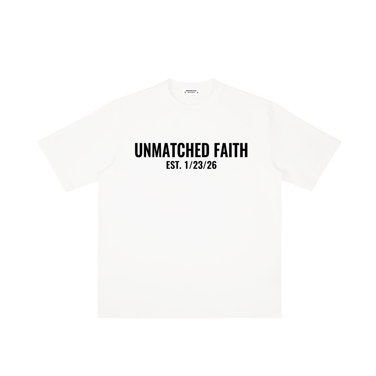 UNMATCHED FAITH HEAVYWEIGHT TEE