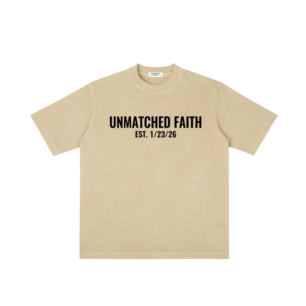 UNMATCHED FAITH HEAVYWEIGHT TEE