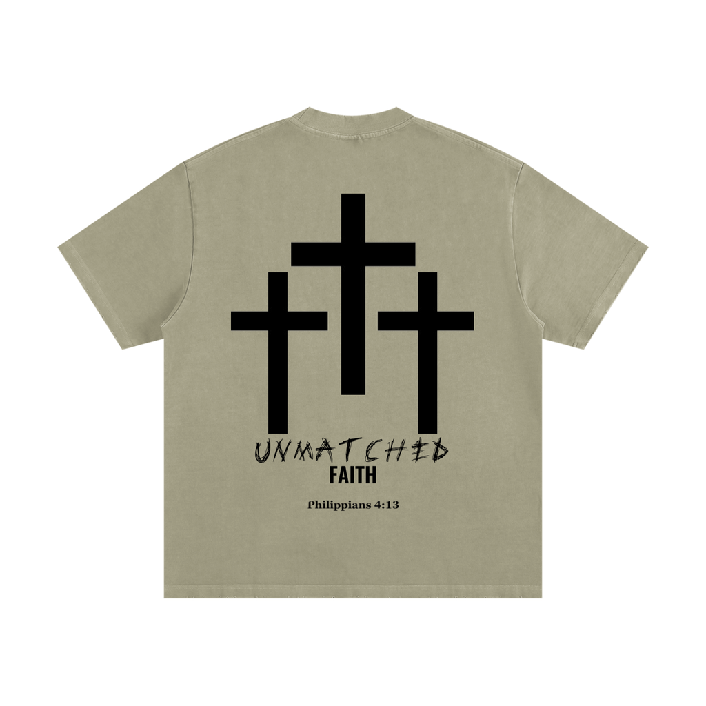 UNMATCHED FAITH HEAVYWEIGHT TEE