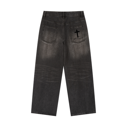 UNMATCHED FAITH BLACK JEANS