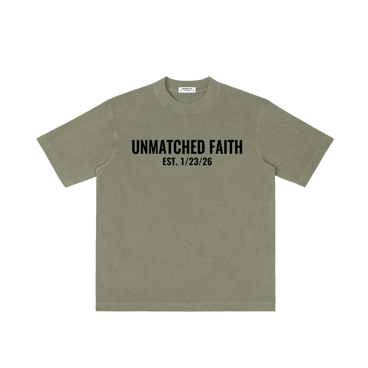 UNMATCHED FAITH HEAVYWEIGHT TEE