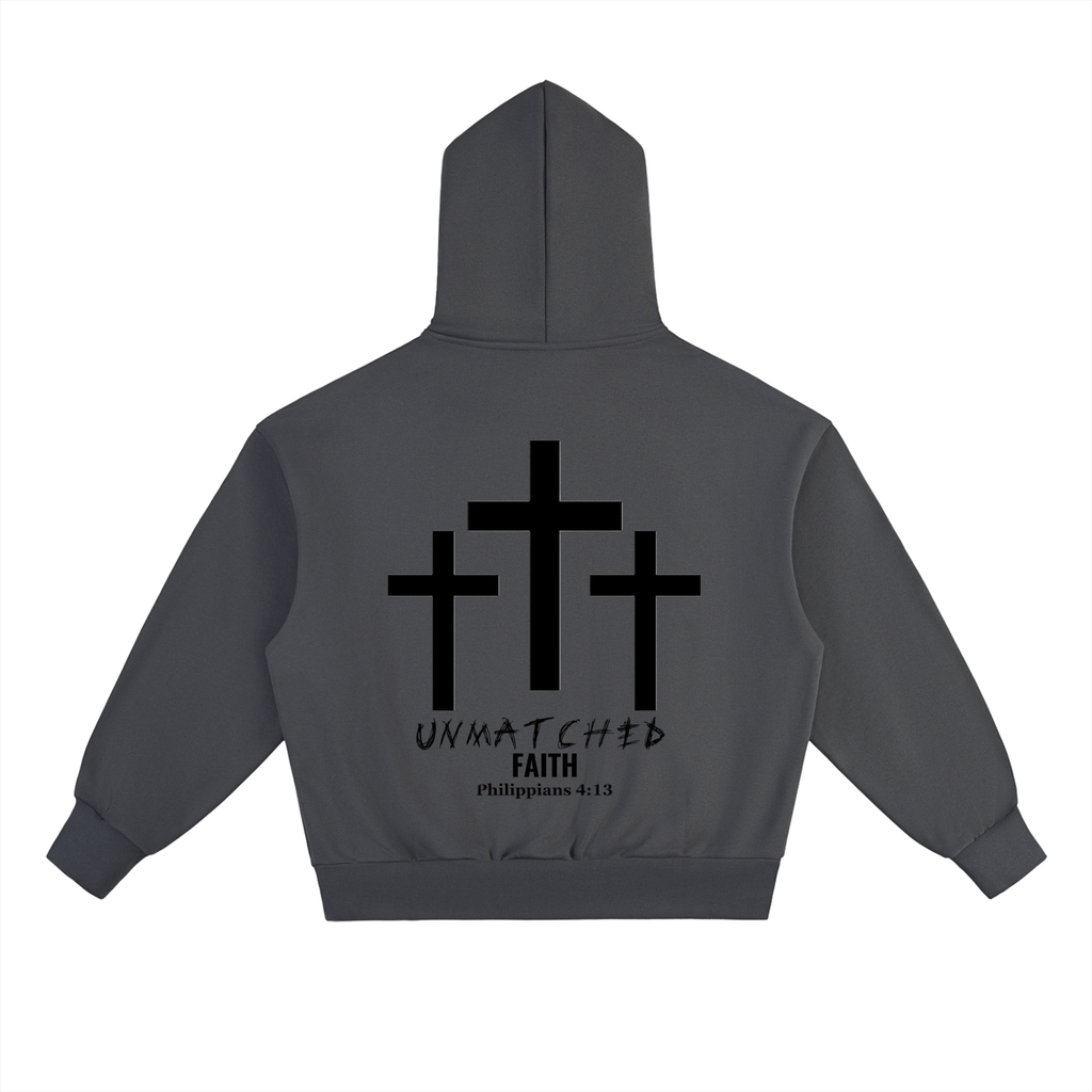 UNMATCHED FAITH 100% COTTON HOODIE