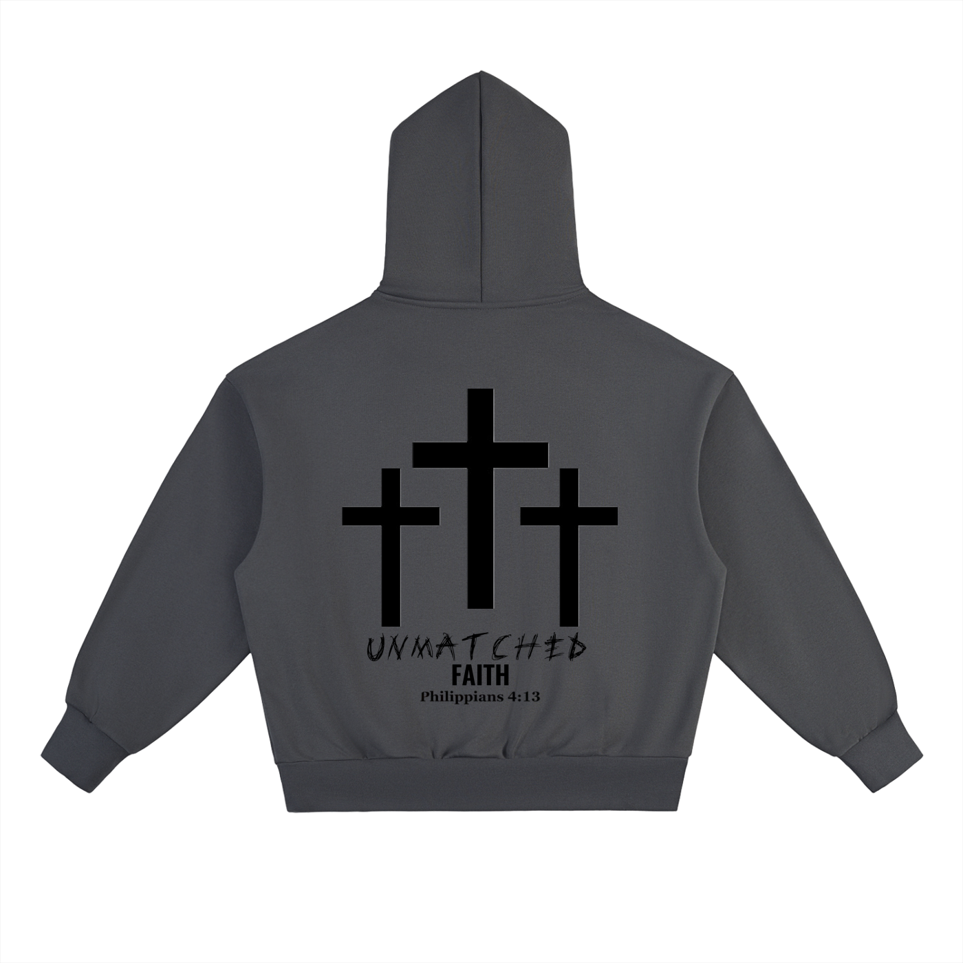 UNMATCHED FAITH 100% COTTON HOODIE