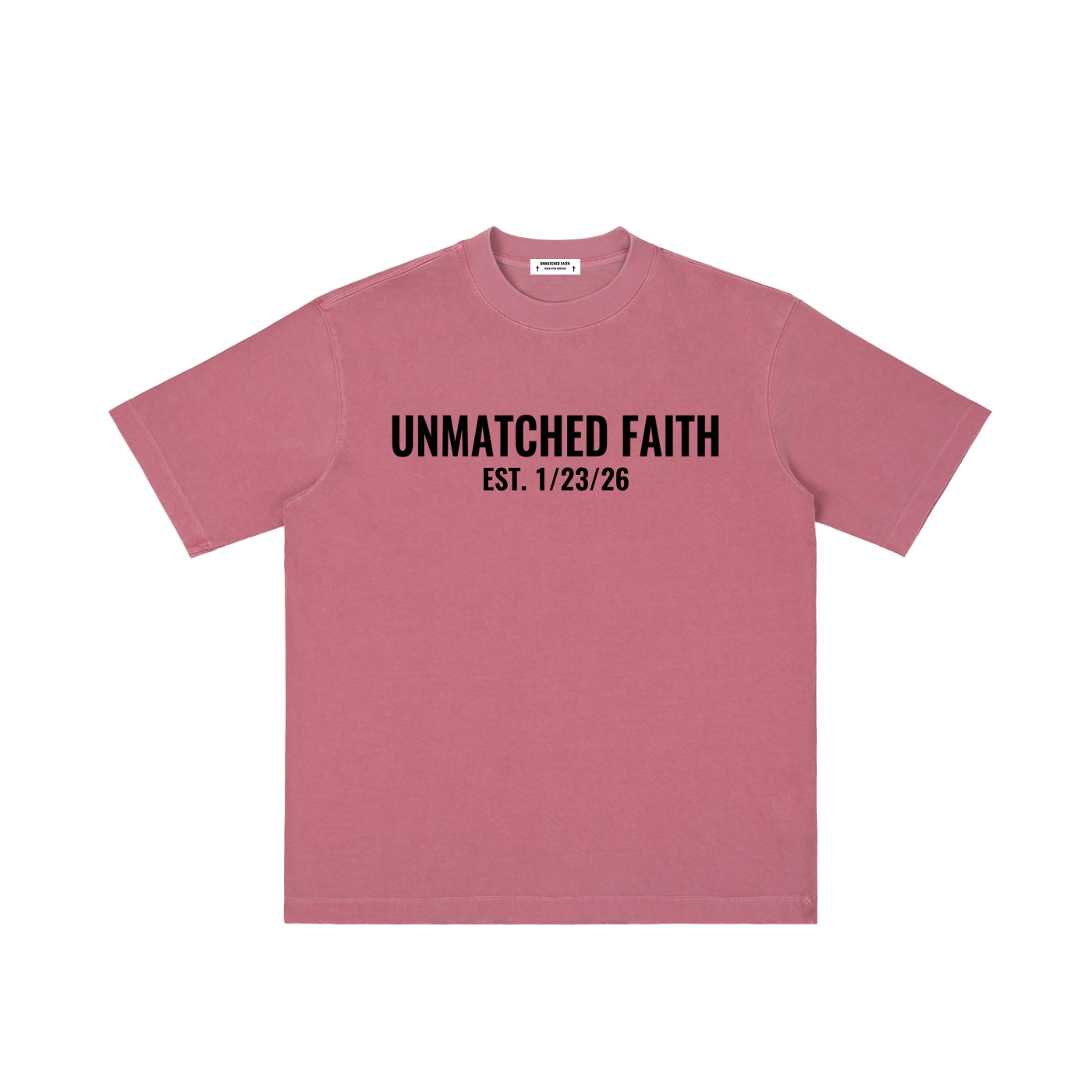 UNMATCHED FAITH HEAVYWEIGHT TEE