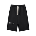 Relaxed Drawstring Three-quarter Sweatpants