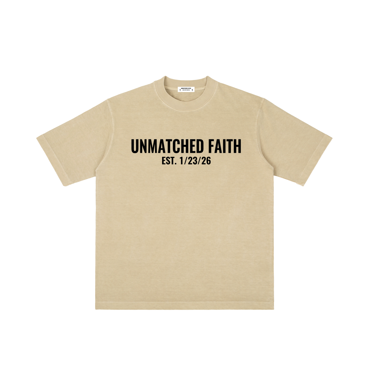 UNMATCHED FAITH HEAVYWEIGHT TEE