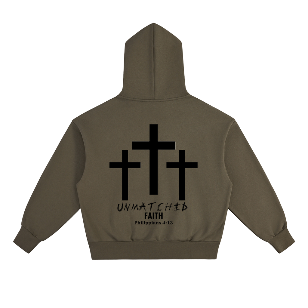 UNMATCHED FAITH 100% COTTON HOODIE